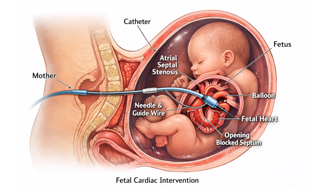 Bằng kỹ thuật can thiệp tim bào thai chuyên sâu, các bác sĩ Bệnh viện Từ Dũ và Bệnh viện Nhi Đồng 1 đã cứu sống một thai nhi mắc dị tật tim bẩm sinh rất nặng. Ảnh minh họa