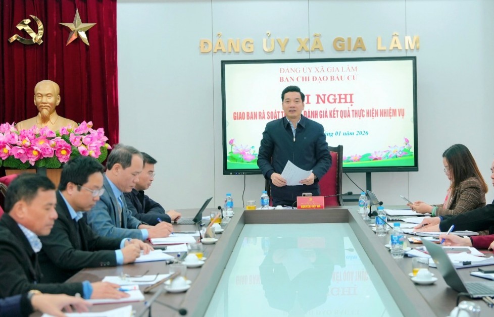 Xã Gia Lâm rà soát tiến độ công tác bầu cử