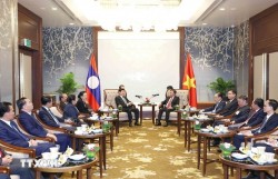 Tổng Bí thư, Chủ tịch nước Lào và Phu nhân kết thúc chuyến thăm Việt Nam