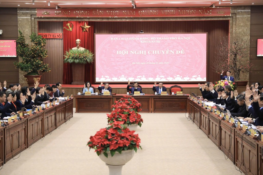 Ban Chấp hành Đảng bộ TP Hà Nội cho ý kiến về 4 nội dung quan trọng, cấp thiết