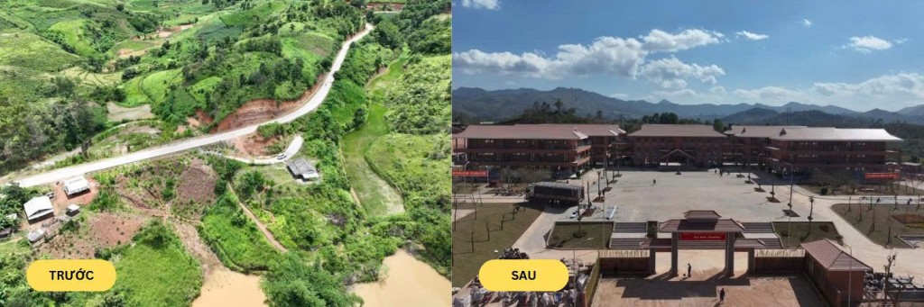Trường nội trú liên cấp tại Si Pa Phìn, Điện Biên trước giờ khánh thành Trường nội trú liên cấp tại Si Pa Phìn, Điện Biên trước giờ khánh thành