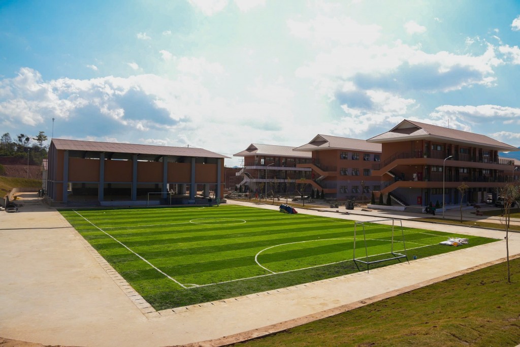 Trường nội trú liên cấp tại Si Pa Phìn, Điện Biên trước giờ khánh thành Trường nội trú liên cấp tại Si Pa Phìn, Điện Biên trước giờ khánh thành