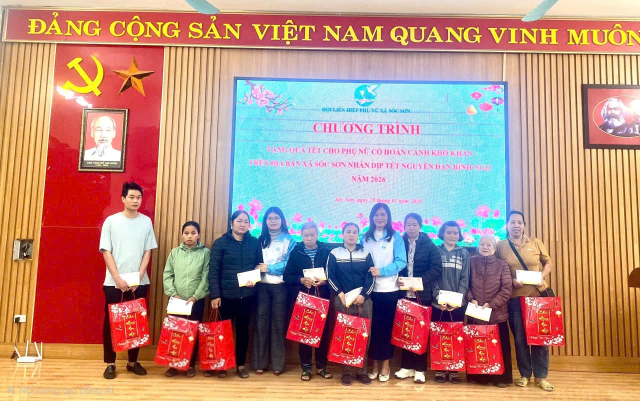 Trao quà Tết cho phụ nữ, trẻ em có hoàn cảnh khó khăn Trao quà Tết cho phụ nữ, trẻ em có hoàn cảnh khó khăn