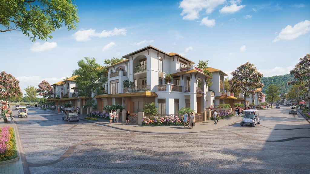 Những dãy phố di sản với kiến trúc giao thoa giữa Pháp cổ, Champa và phong cách đương đại.