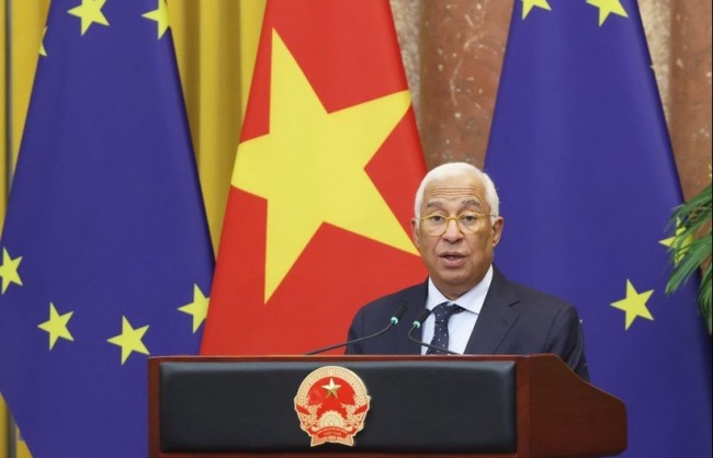 Chủ tịch Hội đồng châu Âu rời Hà Nội, kết thúc chuyến thăm chính thức Việt Nam