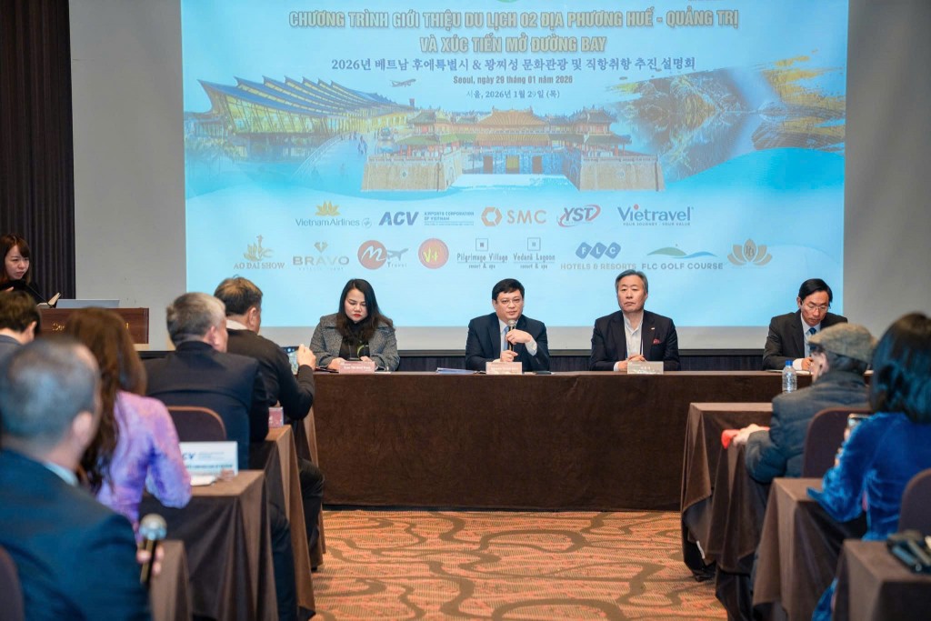 Chương trình giới thiệu du lịch Huế – Quảng Trị và xúc tiến mở đường bay trực tiếp giữa Hàn Quốc - Huế Chương trình giới thiệu du lịch Huế – Quảng Trị và xúc tiến mở đường bay trực tiếp giữa Hàn Quốc - Huế