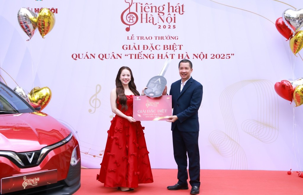 Trao giải Đặc biệt tới Quán quân cuộc thi “Tiếng hát Hà Nội 2025"