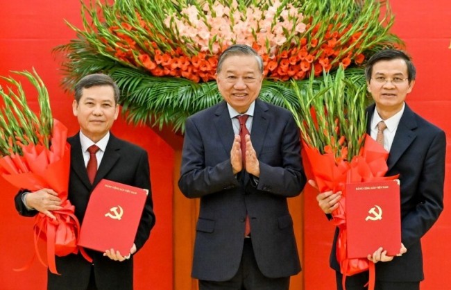 Bổ nhiệm Trưởng ban Nội chính Trung ương và Giám đốc Học viện Chính trị quốc gia Hồ Chí Minh