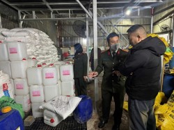 Phát hiện cơ sở chế biến hàng chục tấn lòng không rõ nguồn gốc