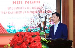 Hội nghị giao ban Thành ủy, HĐND, UBND, Ủy ban MTTQ TP Hà Nội với cơ sở tháng 1 năm 2026