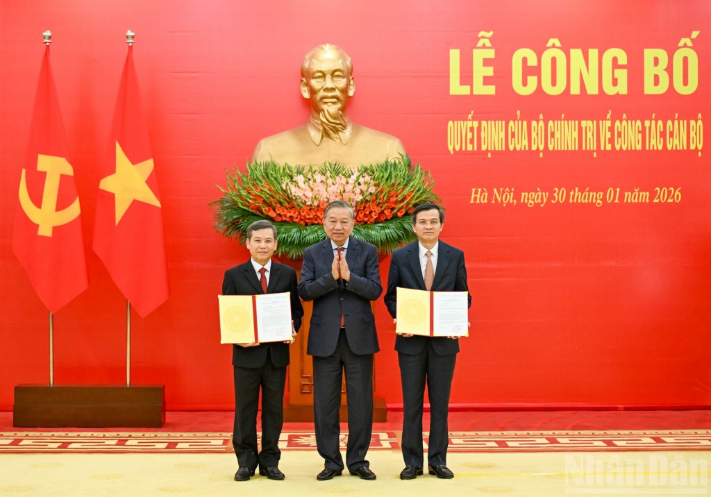 Bổ nhiệm Trưởng Ban Nội chính Trung ương và Giám đốc Học viện Chính trị quốc gia Hồ Chí Minh Bổ nhiệm Trưởng Ban Nội chính Trung ương và Giám đốc Học viện Chính trị quốc gia Hồ Chí Minh