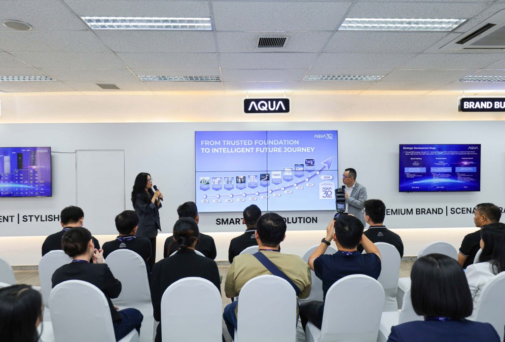 Công ty TNHH Điện máy AQUA Việt Nam công bố chiến lược phát triển dài hạn