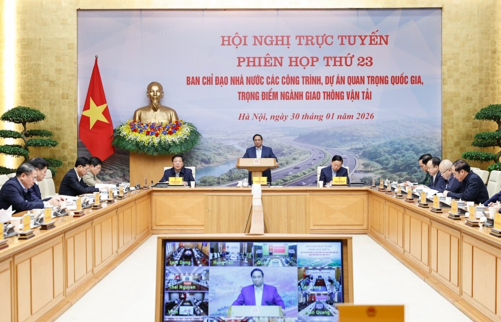 Thủ tướng chủ trì phiên họp thứ 23 Ban Chỉ đạo các dự án, công trình GTVT