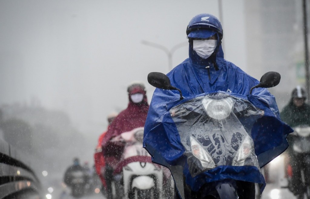 Không khí lạnh tăng cường, Hà Nội mưa và chuyển rét