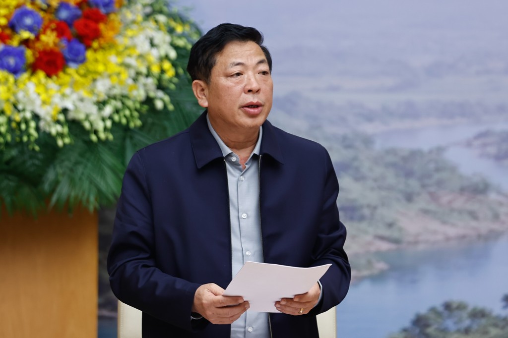 Bộ trưởng Bộ Xây dựng Trần Hồng Minh phát biểu - Ảnh: VGP/Nhật Bắc Bộ trưởng Bộ Xây dựng Trần Hồng Minh phát biểu - Ảnh: VGP/Nhật Bắc