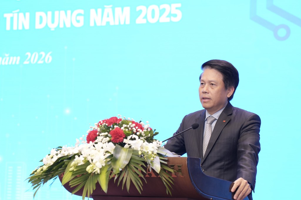 Phó Thống đốc Ngân hàng Nhà nước Việt Nam Phạm Tiến Dũng phát biểu chỉ đạo tại Hội nghị