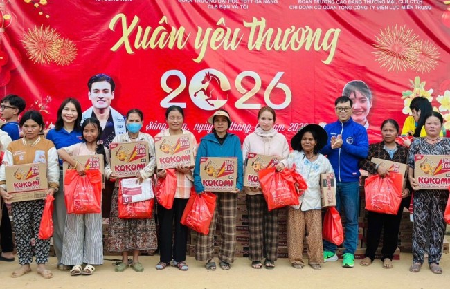 Tuổi trẻ Đà Nẵng mang Tết yêu thương đến vùng cao Sông Kôn