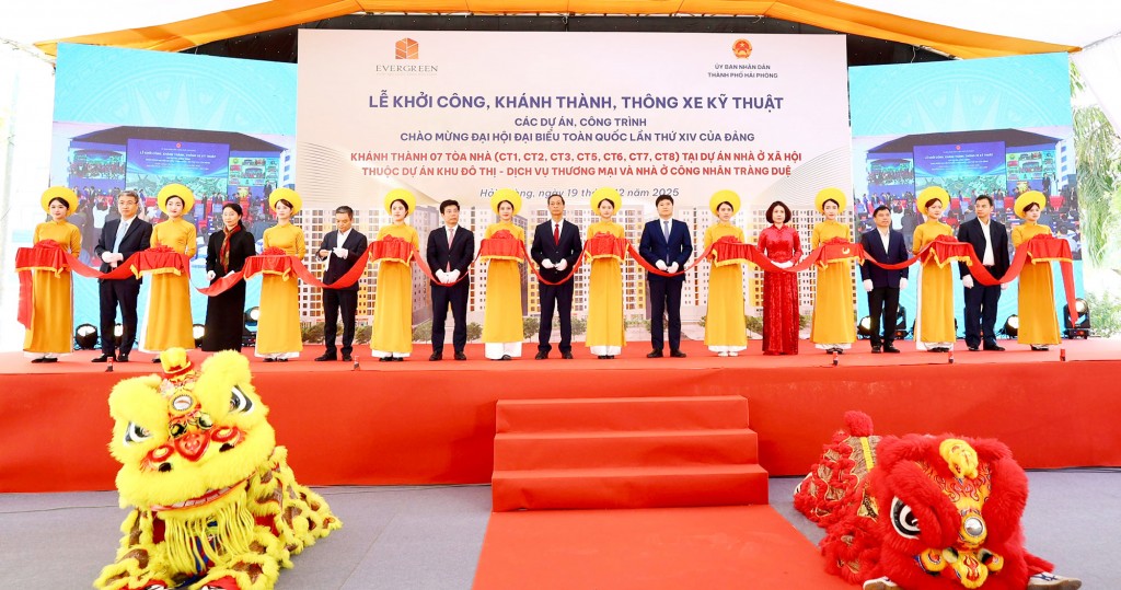 Ngày 19/12, TP Hải Phòng đồng loạt khởi công, khánh thành 13 công trình chào mừng Đại hội đại biểu toàn quốc lần thứ XIV của Đảng Ngày 19/12, TP Hải Phòng đồng loạt khởi công, khánh thành 13 công trình chào mừng Đại hội đại biểu toàn quốc lần thứ XIV của Đảng