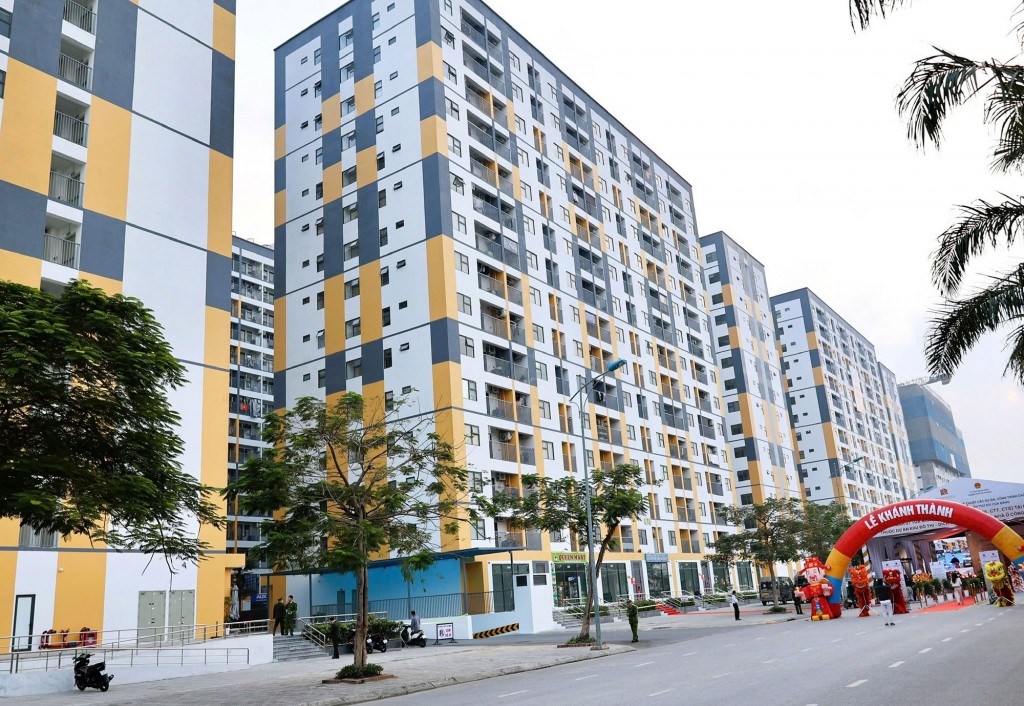 Dự án Nhà ở xã hội Tràng Duệ góp phần ổn định đời sống, đảm bảo an sinh và nâng cao chất lượng cuộc sống cho người lao động tại thành phố Hải Phòng Dự án Nhà ở xã hội Tràng Duệ góp phần ổn định đời sống, đảm bảo an sinh và nâng cao chất lượng cuộc sống cho người lao động tại thành phố Hải Phòng