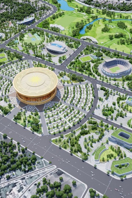 truc dai lo canh quan song hong khu do thi the thao olympic