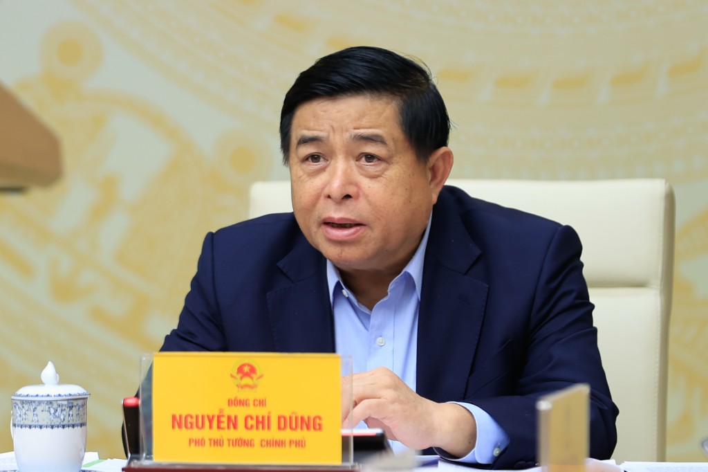 Phó Thủ tướng Nguyễn Chí Dũng phát biểu tại phiên họp - Ảnh: VGP/Nhật Bắc