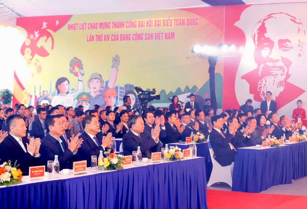 Tổng Bí thư Tô Lâm dự lễ khởi công dự án Khu đô thị đa mục tiêu tại Hà Nội