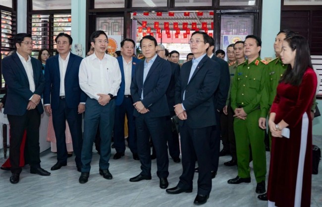 Đoàn giám sát Hội đồng Bầu cử Quốc gia làm việc với TP Huế