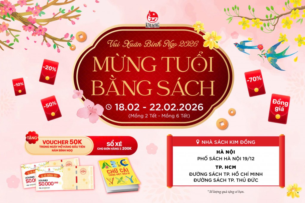 Những cuốn sách Tết đặc sắc dành cho thiếu nhi đón Xuân Bính Ngọ Những cuốn sách Tết đặc sắc dành cho thiếu nhi đón Xuân Bính Ngọ