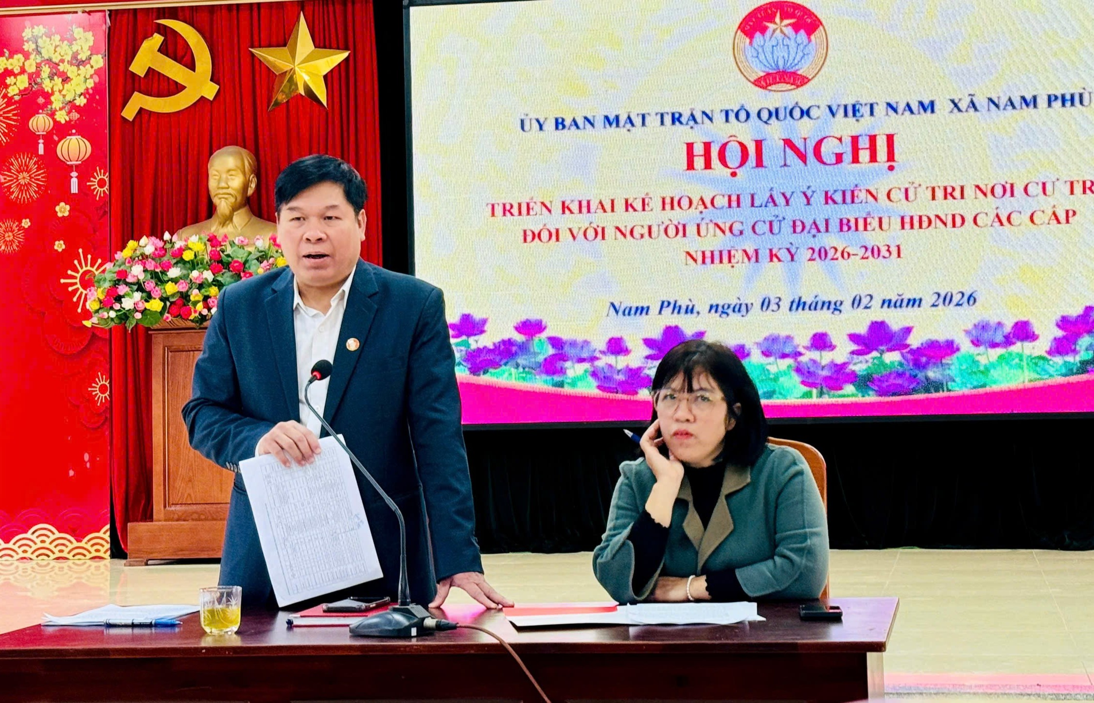 Lấy ý kiến cử tri đối với người ứng cử đại biểu HĐND