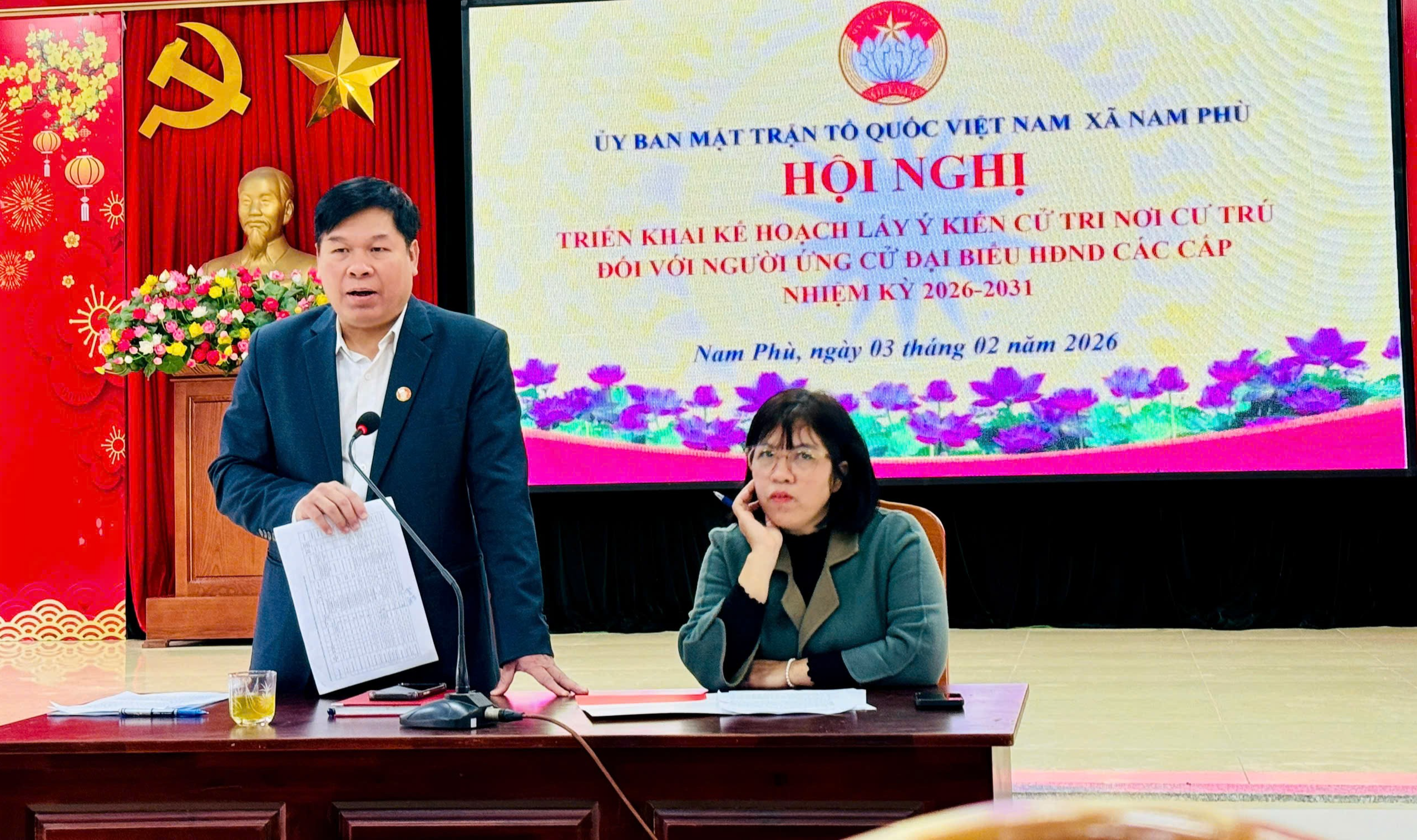 Lấy ý kiến cử tri đối với người ứng cử đại biểu HĐND