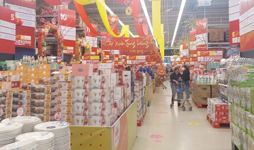 Các siêu thị lớn tại Quảng Ngãi sẵn sàng đáp ứng nhu cầu mua sắm tăng cao (Ảnh: minh hoạ)