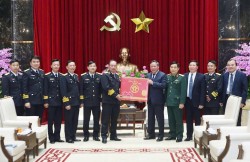 Đoàn công tác Quân chủng Hải quân thăm, chúc Tết TP Hà Nội
