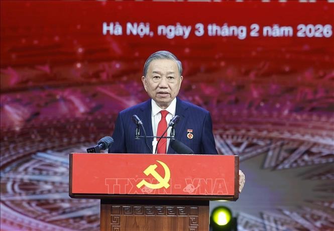 Tổng Bí thư Tô Lâm phát biểu. Ảnh: Thống Nhất/TTXVN