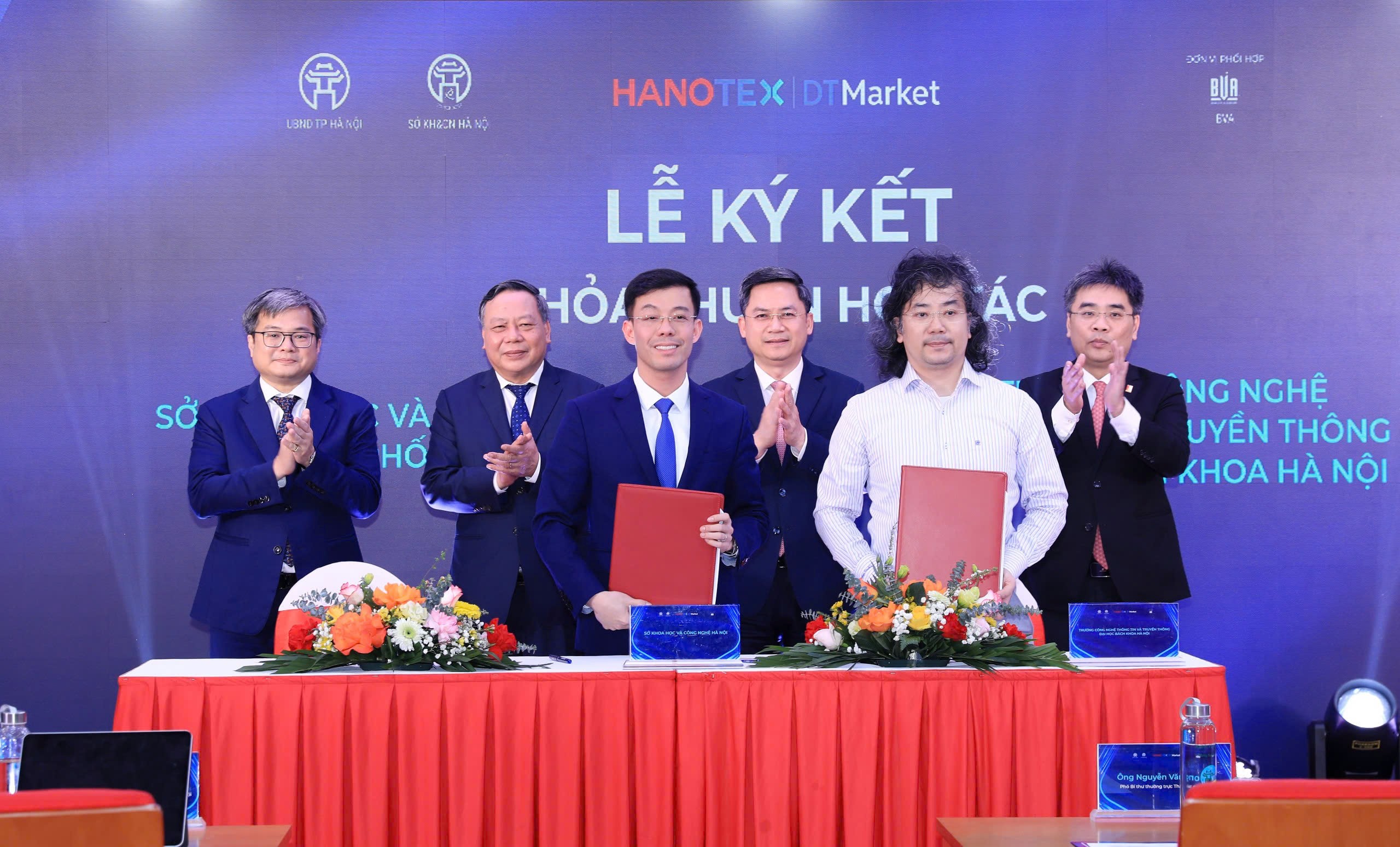 Sở Khoa học và Công nghệ Hà Nội ký thỏa thuận hợp tác với các đối tác