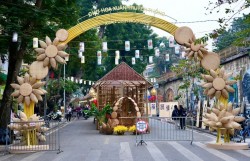 Độc đáo Chợ hoa Xuân Phố cổ 2026 đón Tết Bính Ngọ