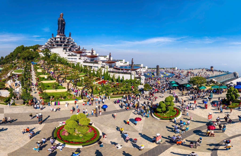 Hội Xuân Núi Bà rộn ràng dịp Tết tại Sun World Ba Den Mountain. (Ảnh: Sun World Ba Den Mountain)