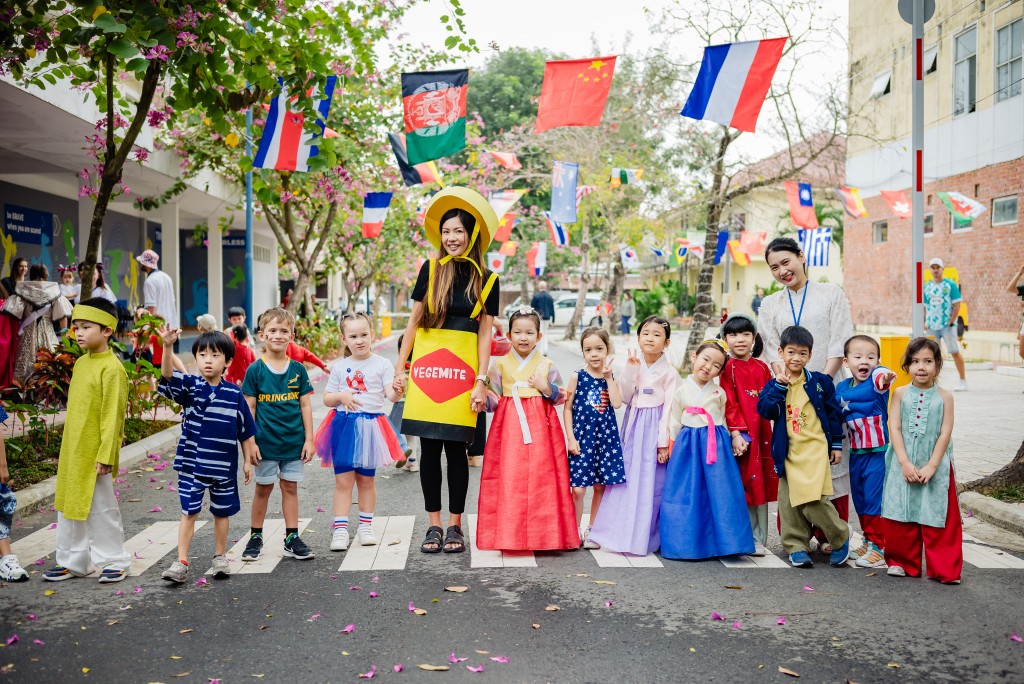 Một hoạt động trải nghiệm của học sinh HAIS trong Tuần lễ Quốc tế.