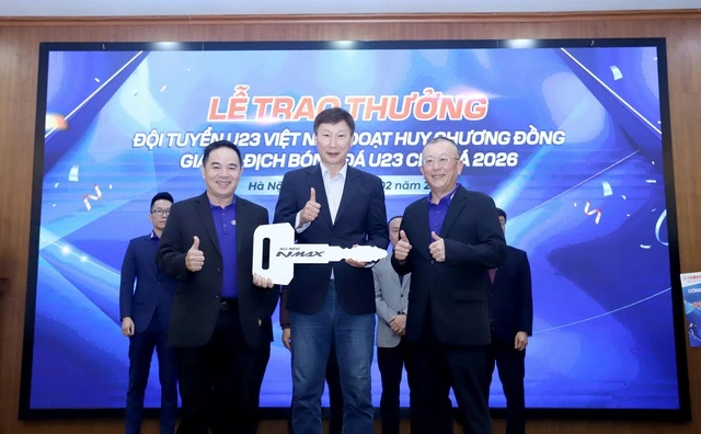 Trao thưởng cho U23 Việt Nam sau thành tích tại giải U23 châu Á