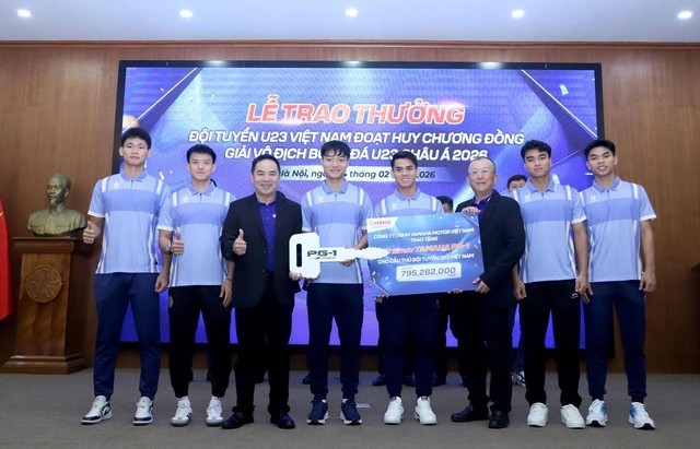Trao thưởng cho U23 Việt Nam sau thành tích tại giải U23 châu Á