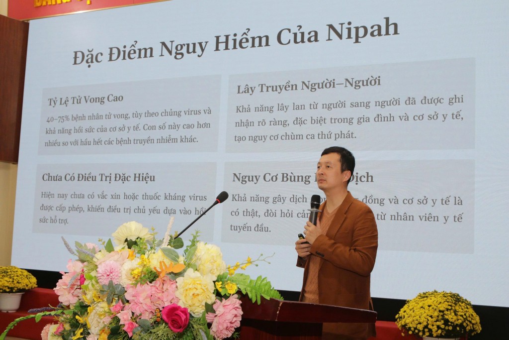 Tăng cường kiến thức chuyên môn về vi rút Nipah cho nhân viên y tế