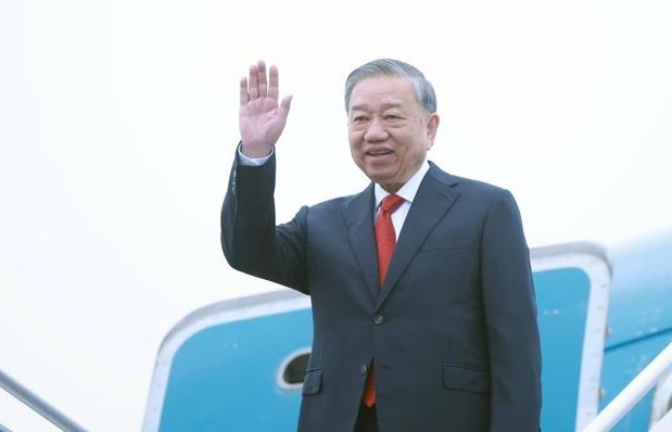 Tổng Bí thư Tô Lâm lên đường thăm cấp Nhà nước tới Lào