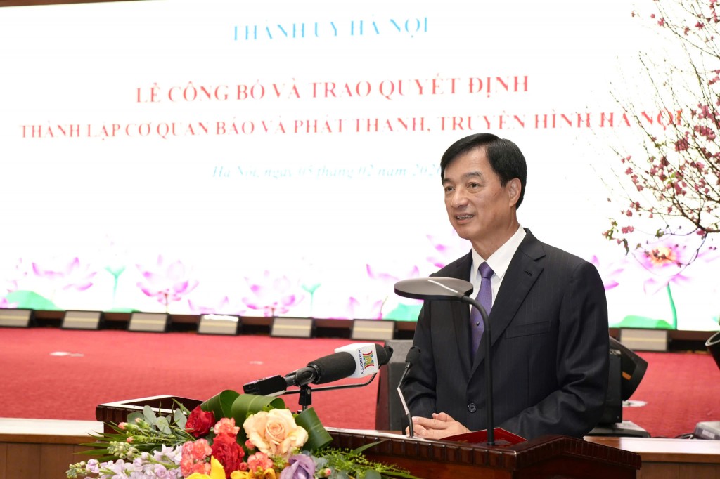 Công bố quyết định thành lập Cơ quan Báo và PTTH Hà Nội