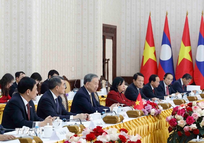 Tổng Bí thư Tô Lâm phát biểu. (Ảnh: Thống Nhất/ TTXVN)