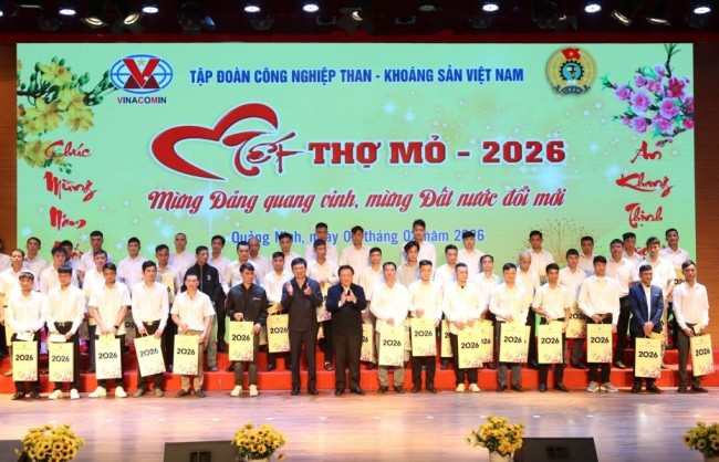 Ấm áp “Tết thợ mỏ 2026”, lan tỏa nghĩa tình vùng than Quảng Ninh