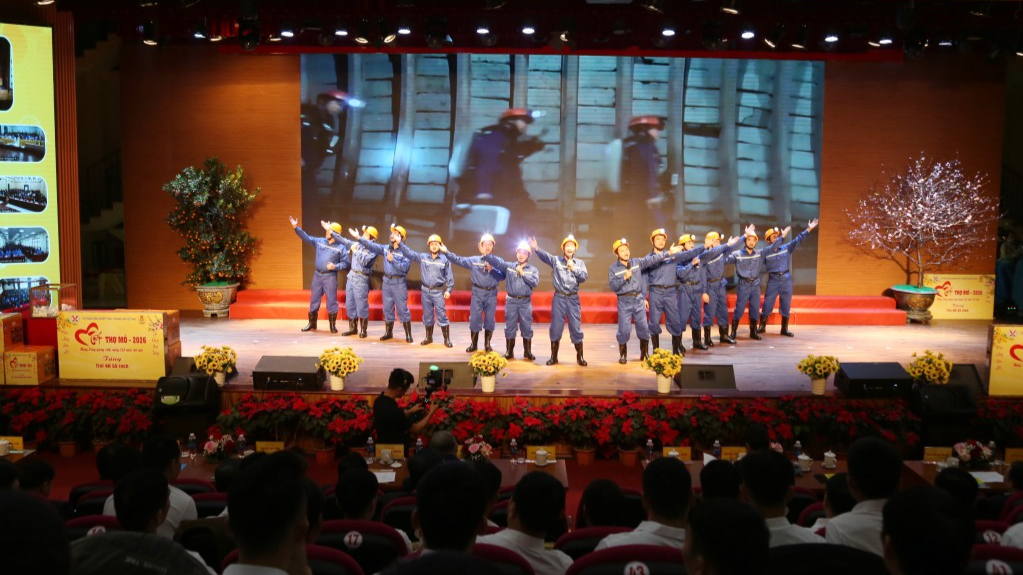 Các tiết mục văn nghệ đặc sắc tại Chương trình Tết thợ mỏ - 2026.