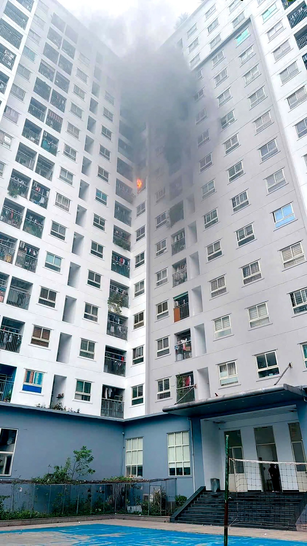 Vụ cháy xảy ra tại căn hộ chung cư Ecohome 2