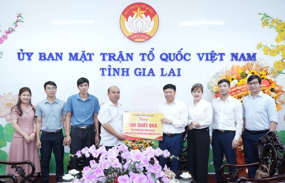 TP Hà Nội trao tặng 506 suất quà tới Nhân dân tỉnh Gia Lai