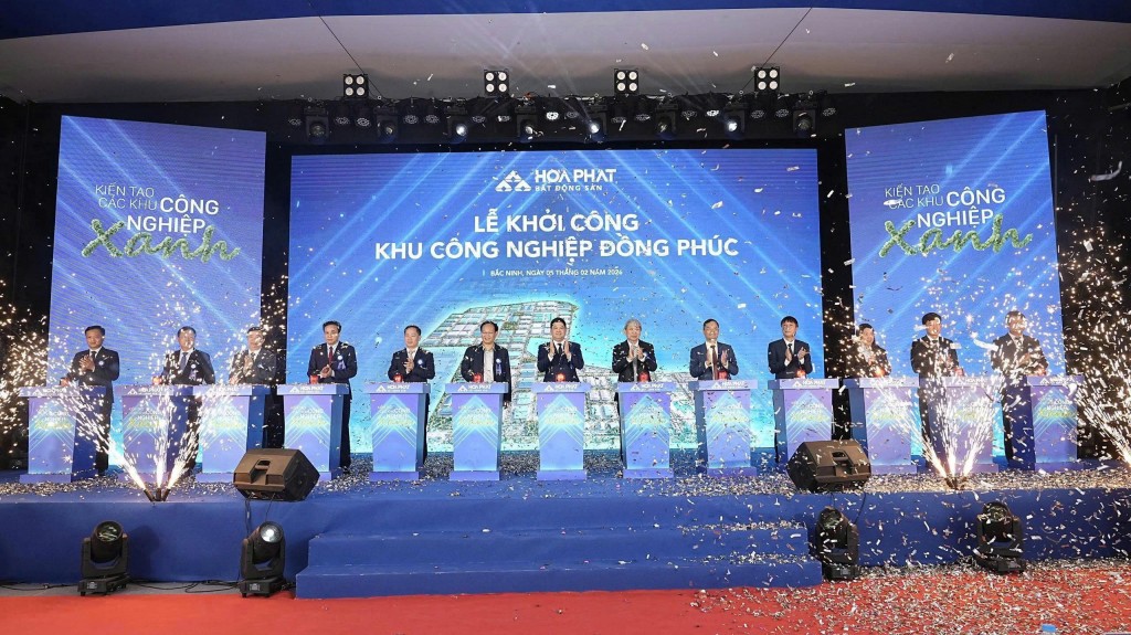 Hòa Phát khởi công dự án Khu công nghiệp Đồng Phúc quy mô gần 355 ha tại Bắc Ninh