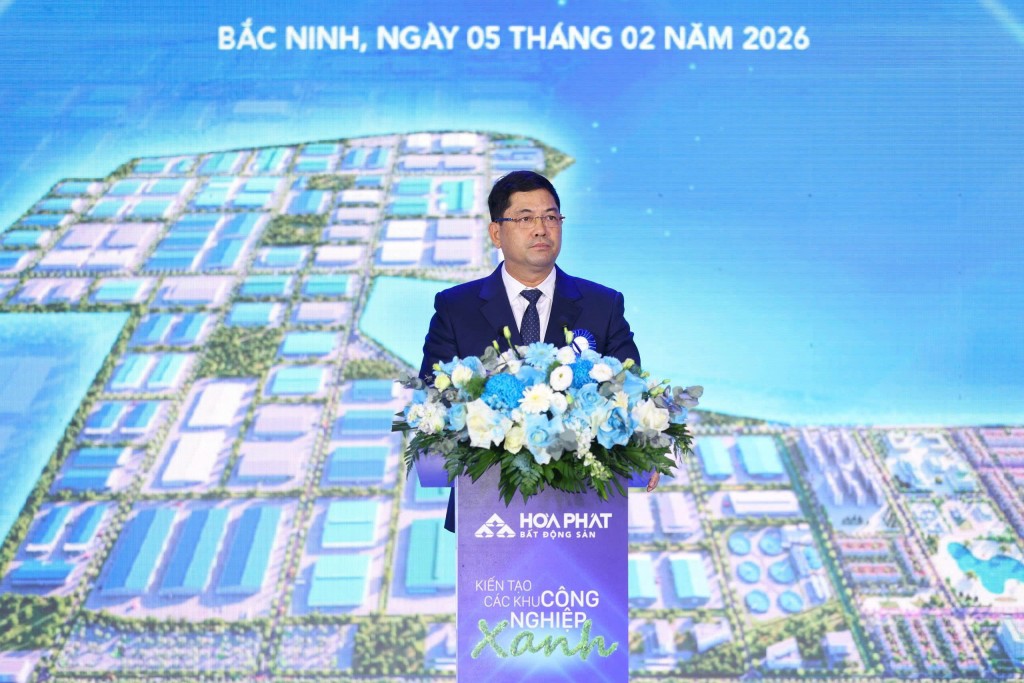 Hòa Phát khởi công dự án Khu công nghiệp Đồng Phúc quy mô gần 355 ha tại Bắc Ninh