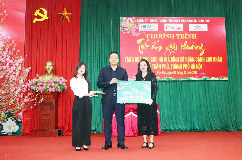 “Tết ấm yêu thương” về với xã Trần Phú trong những ngày giáp Tết